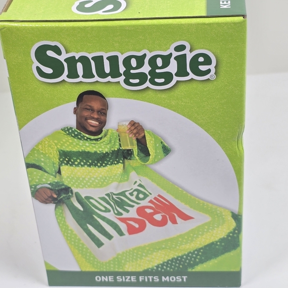 Mountain Dew Snuggie Blanket with Sleeves Nwt - Picture 3 of 4